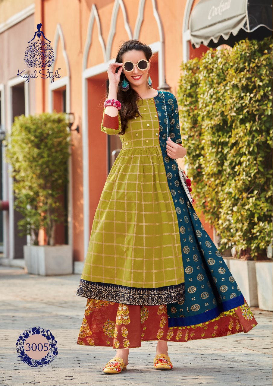 F.Season's Vol.3 Kajal Style Heavy Rayon Long Kurti F.Season's Vol.3 Kajal Style Heavy Rayon Long Kurti